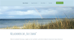 Desktop Screenshot of haus-emma.de