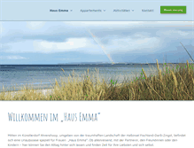 Tablet Screenshot of haus-emma.de